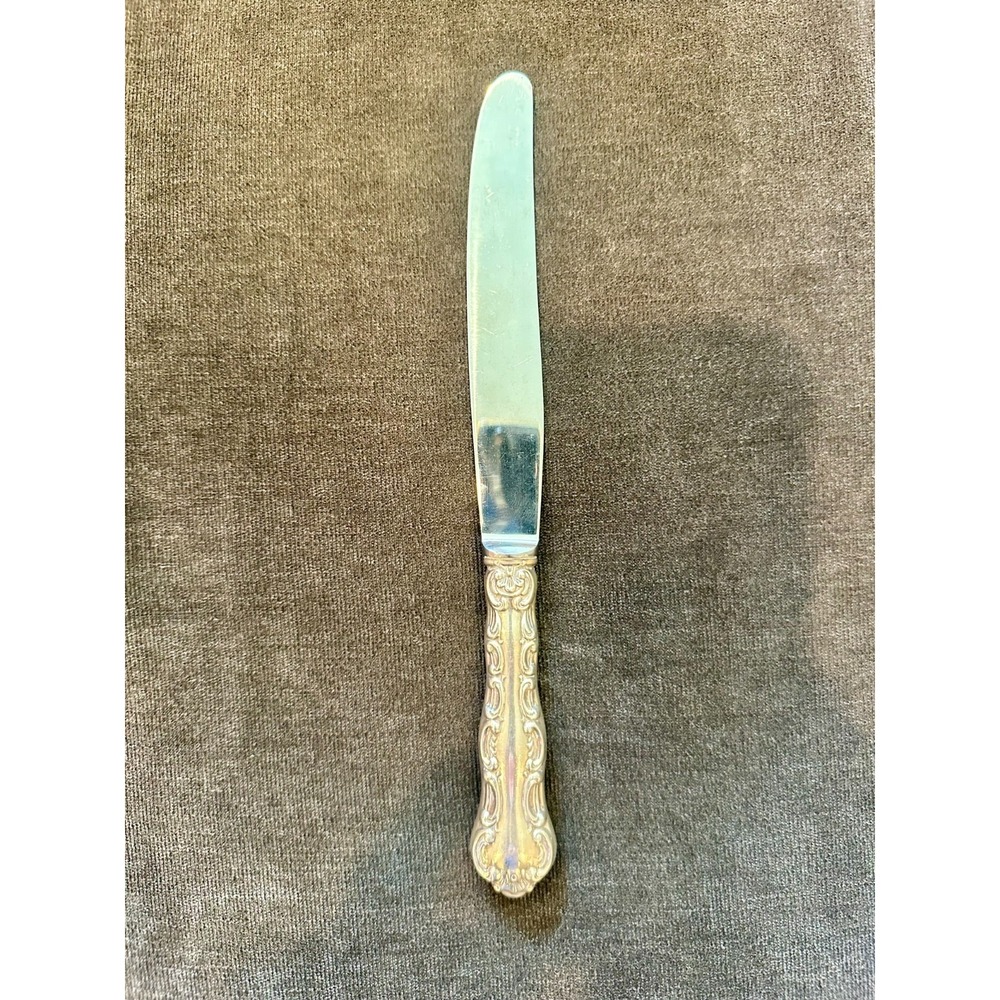 Pompadour by Birks Sterling Silver Antique Dinner Knife 8 3/8" 64 grams no mono